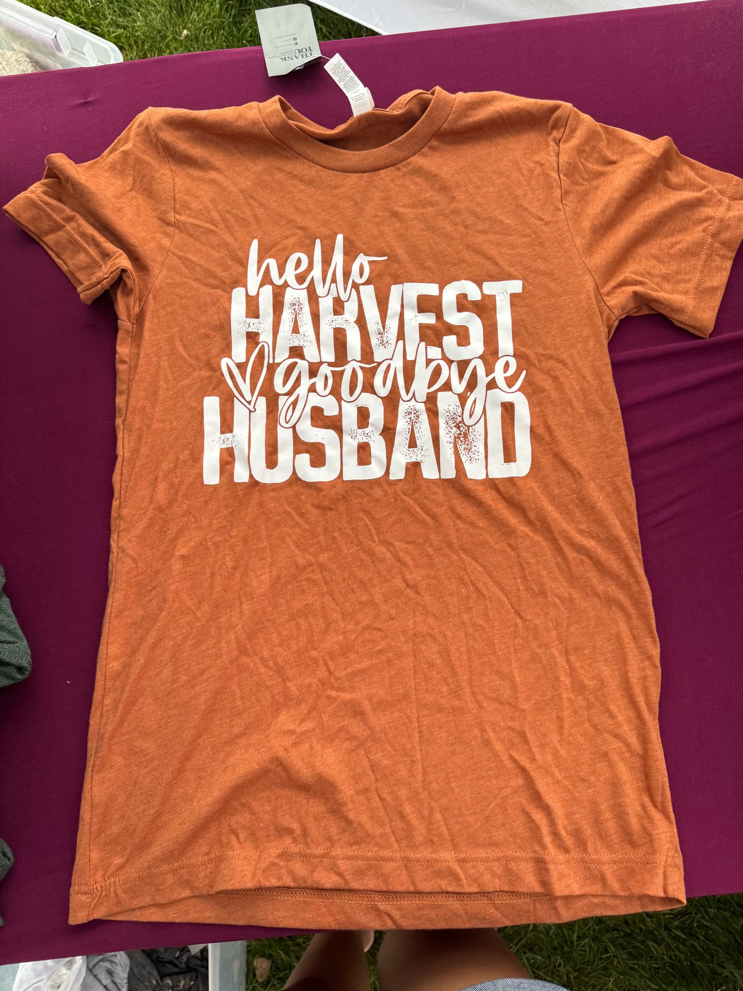 Hello Harvest Goodbye Husband
