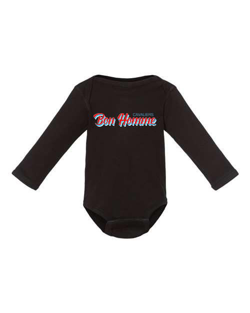 Infant Bon Homme Shadow Long Sleeve Bodysuit