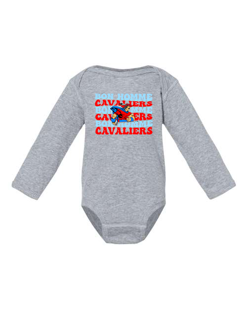 Infant Bon Homme Groovy Long Sleeve Bodysuit