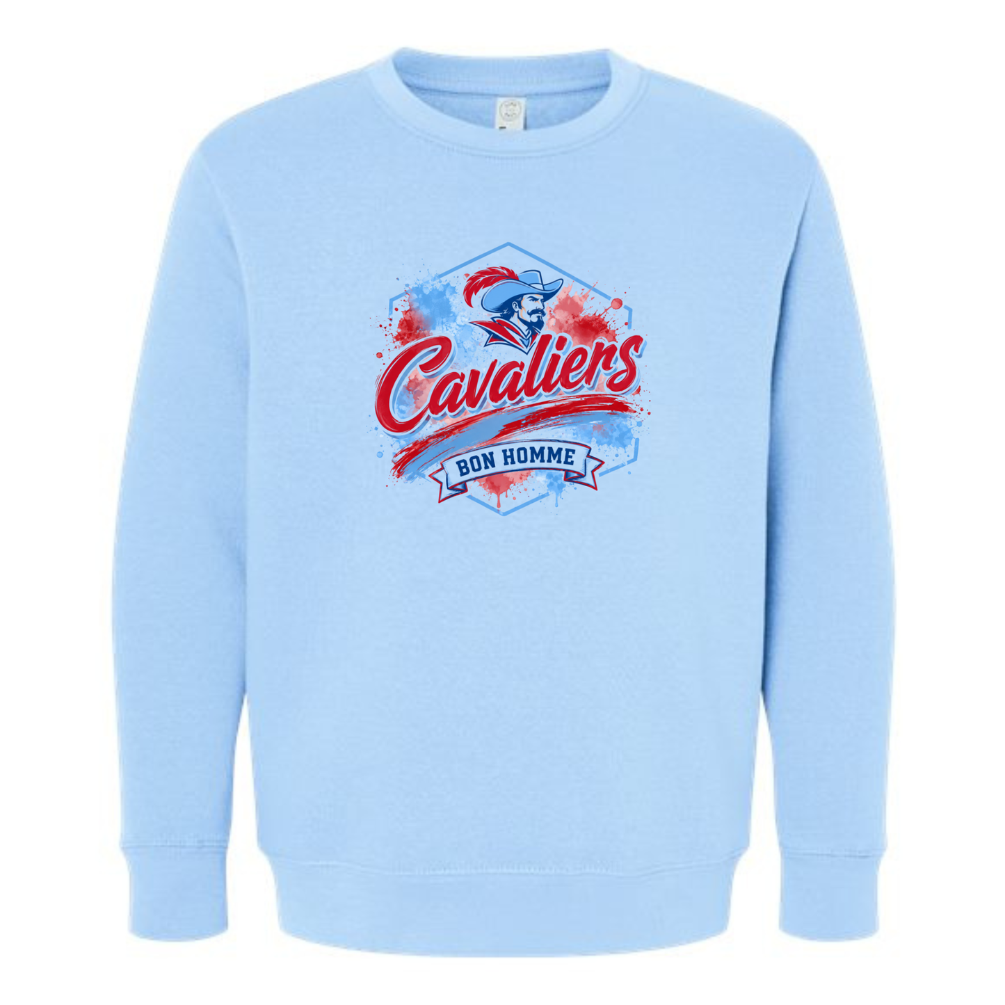 Youth Cavaliers Paint Crewneck