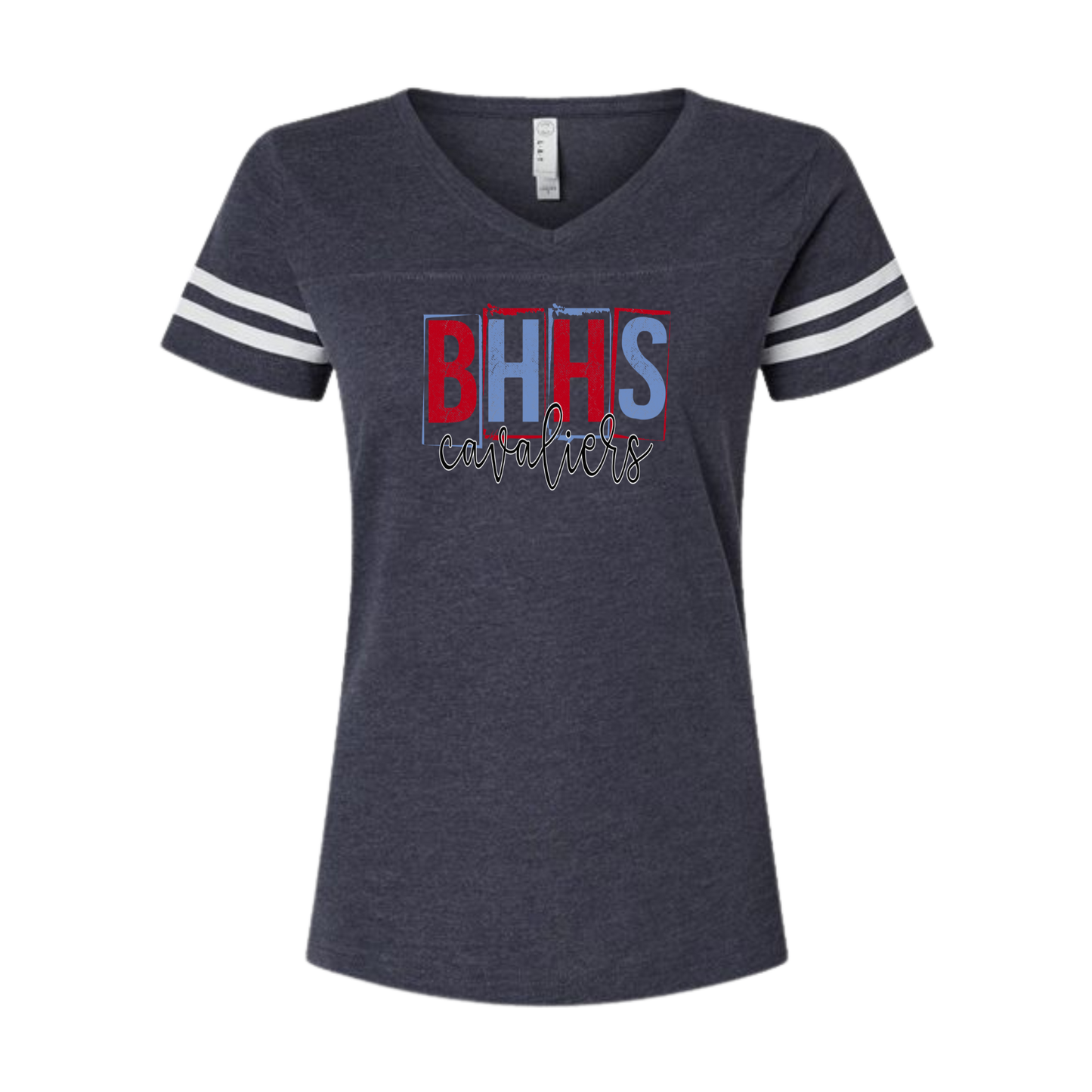 Women's Football Tee V-Neck