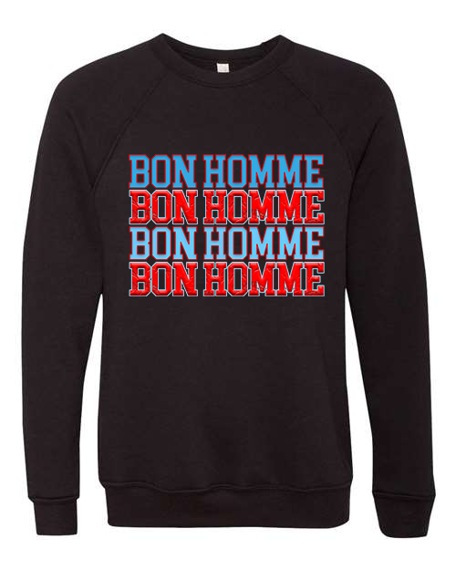 Adult Bon Homme Repeated Crewneck