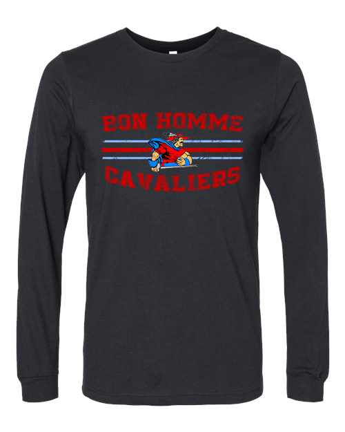 Adult Bon Homme Cavaliers Distressed Long Sleeve