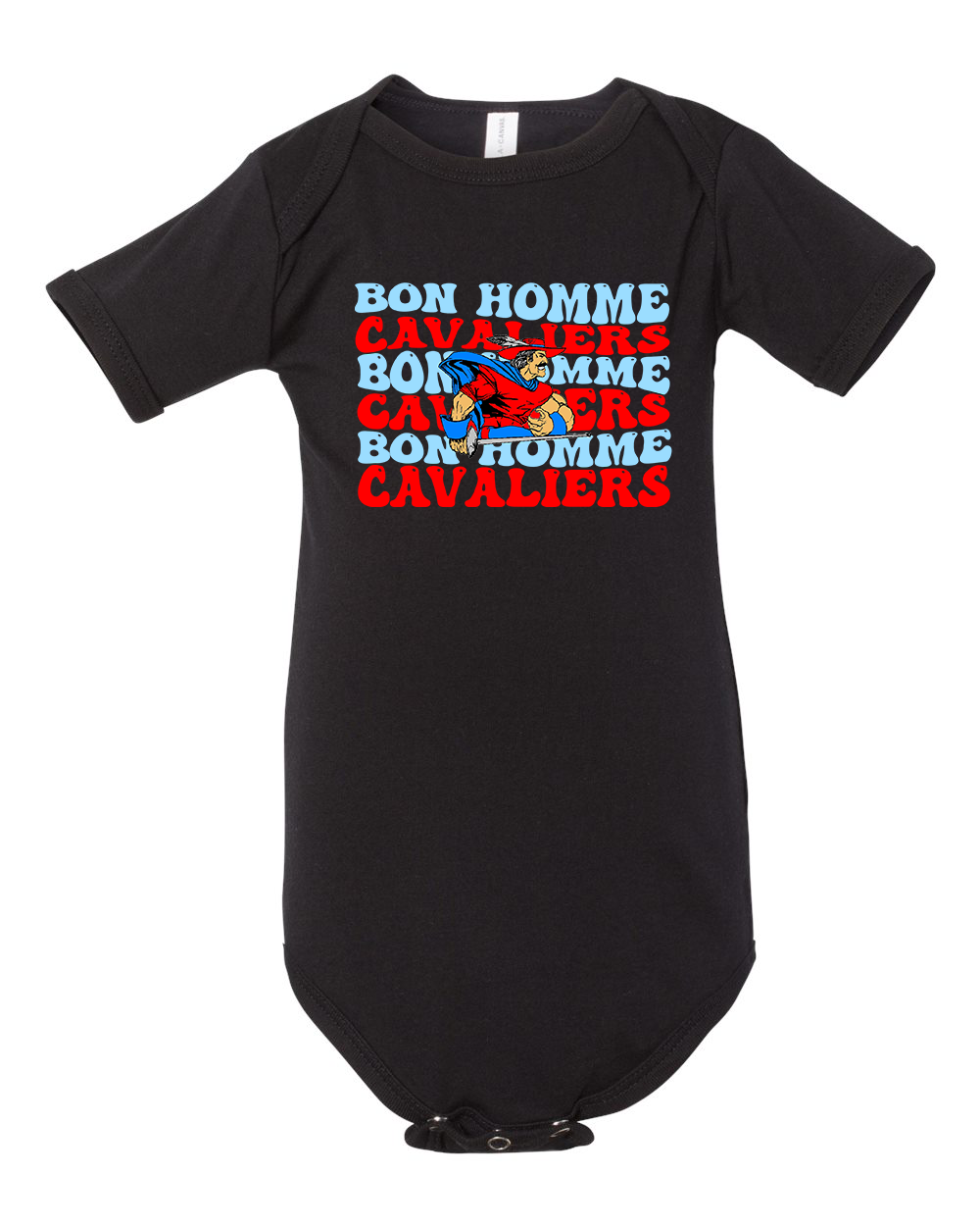 Infant Bon Homme Cavaliers Groovy Short Sleeve Bodysuit or T-Shirt