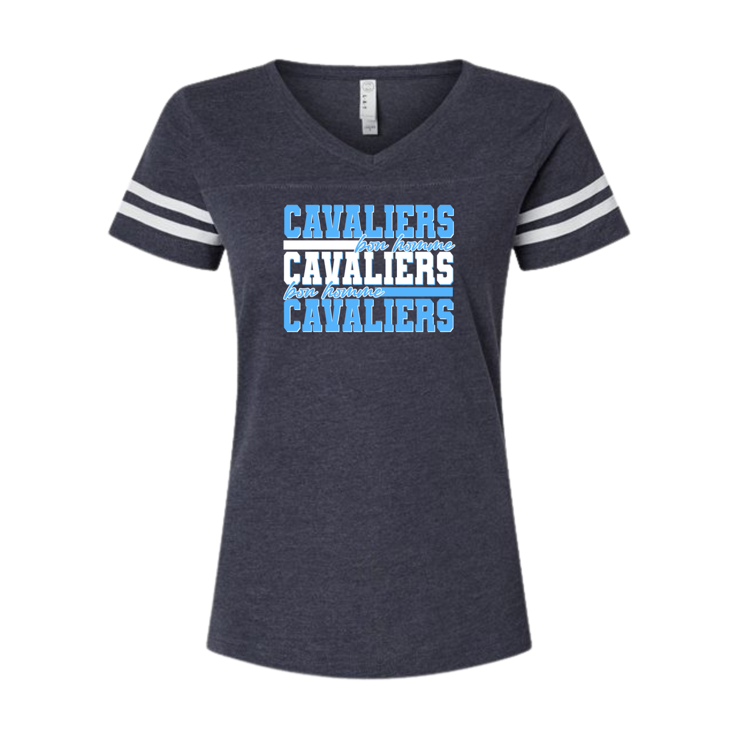 Women's Football Tee V-Neck