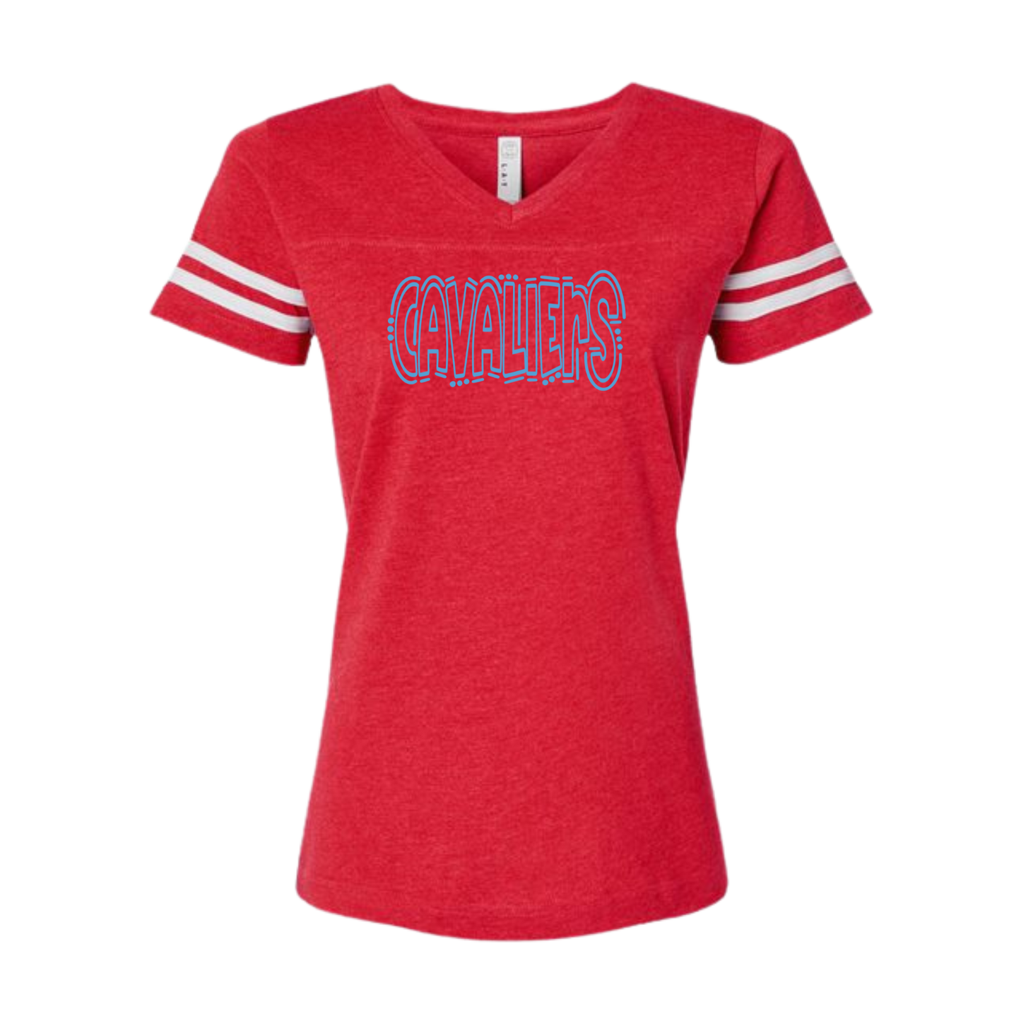 Women's Football Tee V-Neck