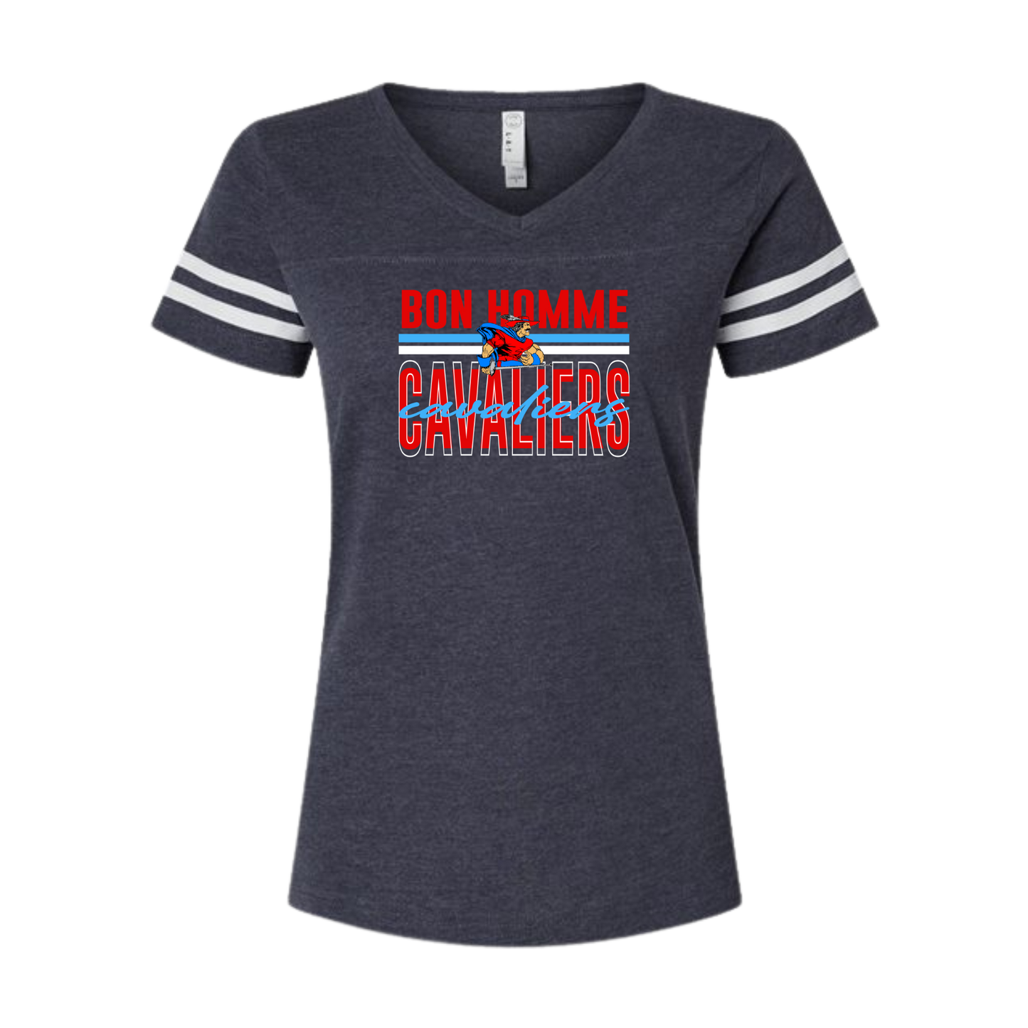 Women's Football Tee V-Neck