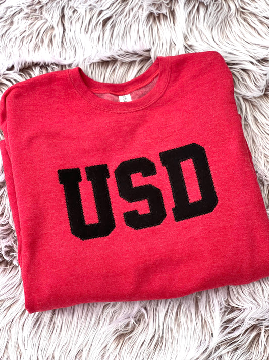 USD Embroidered Crewneck