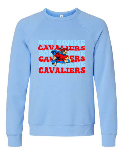 Adult Bon Homme Cavaliers Groovy Crewneck