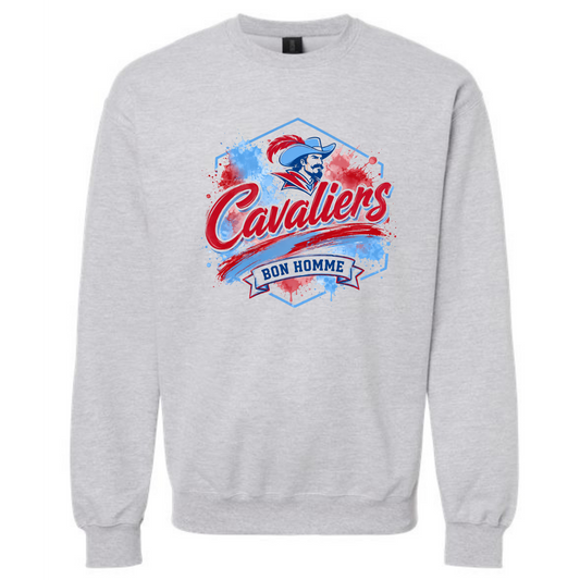 Cavaliers Paint Crewneck