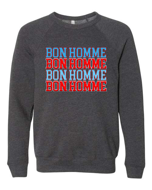 Adult Bon Homme Repeated Crewneck