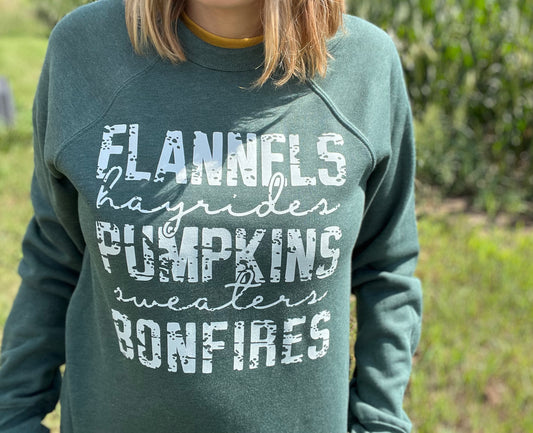 Fall Text Crewneck