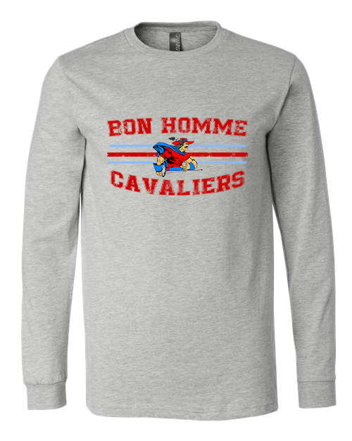 Adult Bon Homme Cavaliers Distressed Long Sleeve