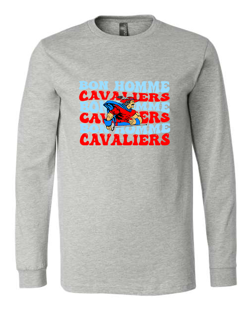 Youth Bon Homme Cavaliers Groovy Long Sleeve