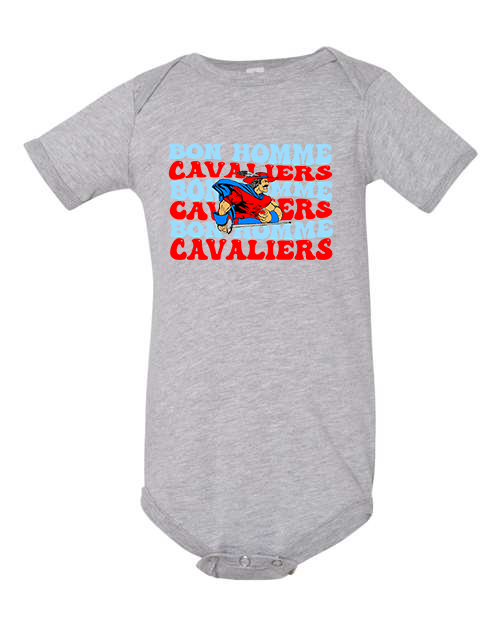 Infant Bon Homme Cavaliers Groovy Short Sleeve Bodysuit or T-Shirt