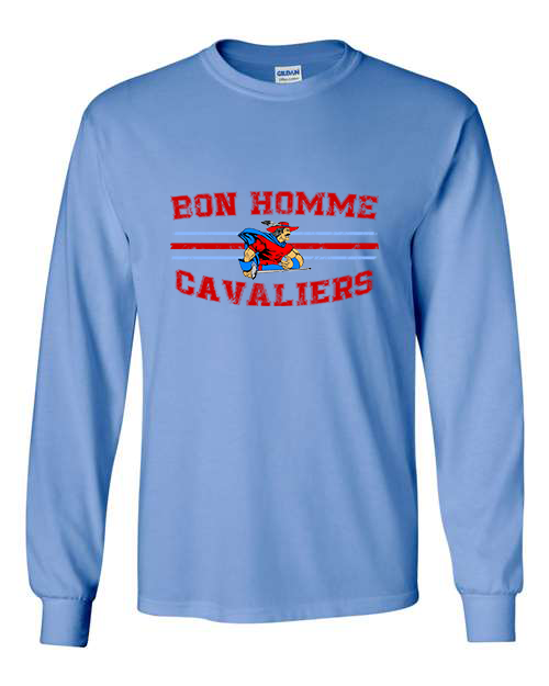 Adult Bon Homme Cavaliers Distressed Long Sleeve