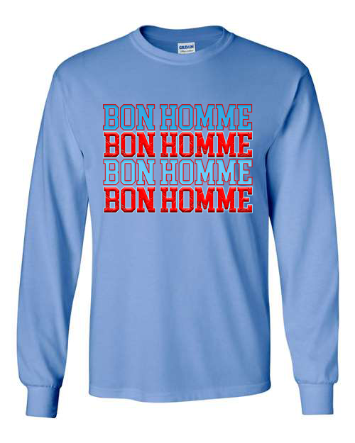 Adult Bon Homme Repeated Long Sleeve