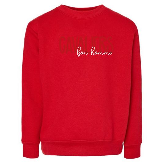 Youth Monotone Cavaliers Crewneck
