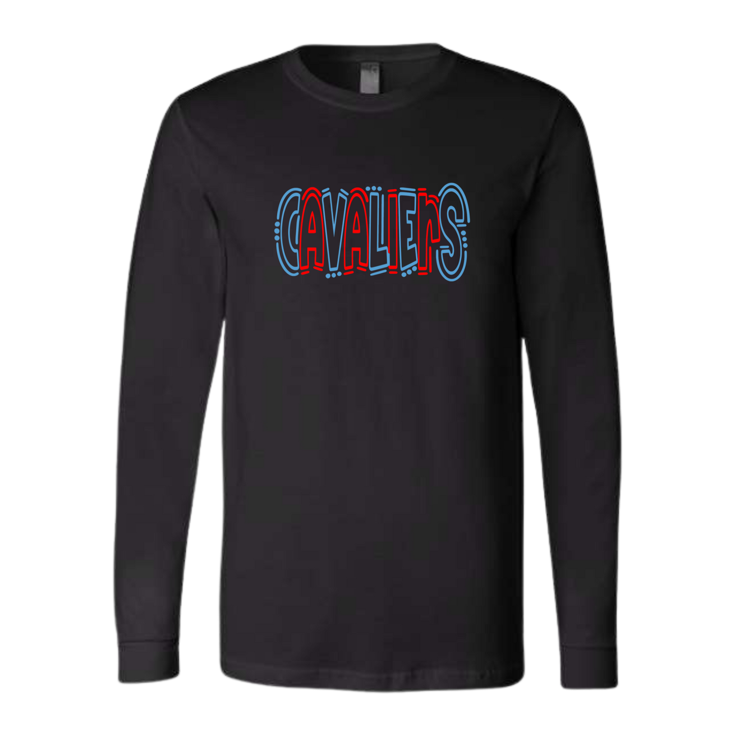 Cavaliers Doodle Long Sleeve Shirt