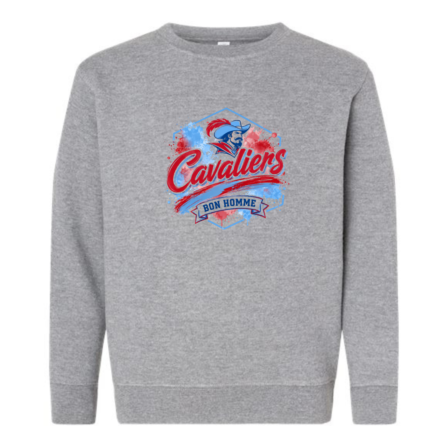 Youth Cavaliers Paint Crewneck