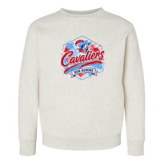 Youth Cavaliers Paint Crewneck