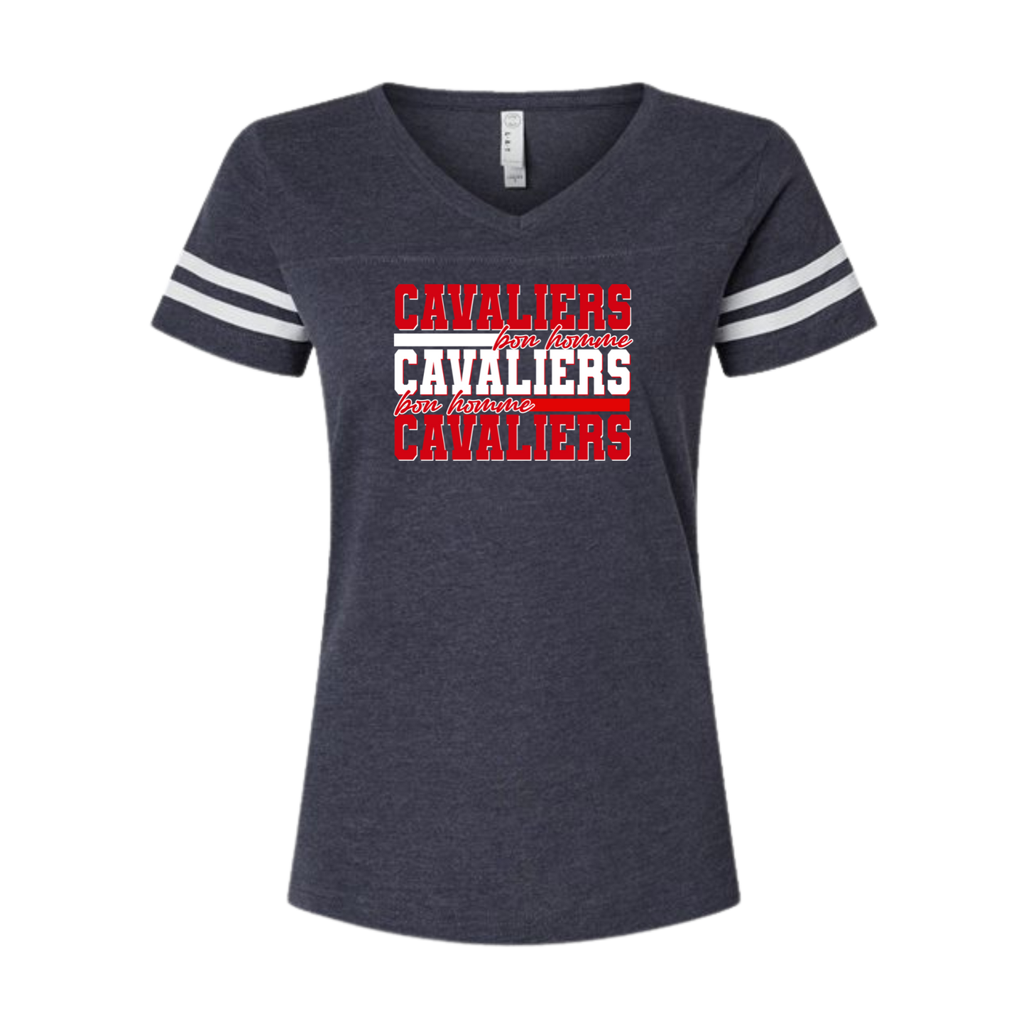 Women's Football Tee V-Neck