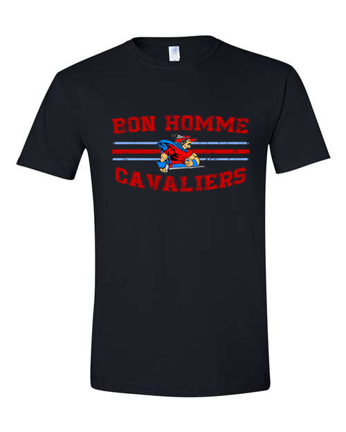 Adult Bon Homme Cavaliers Distressed Short Sleeve