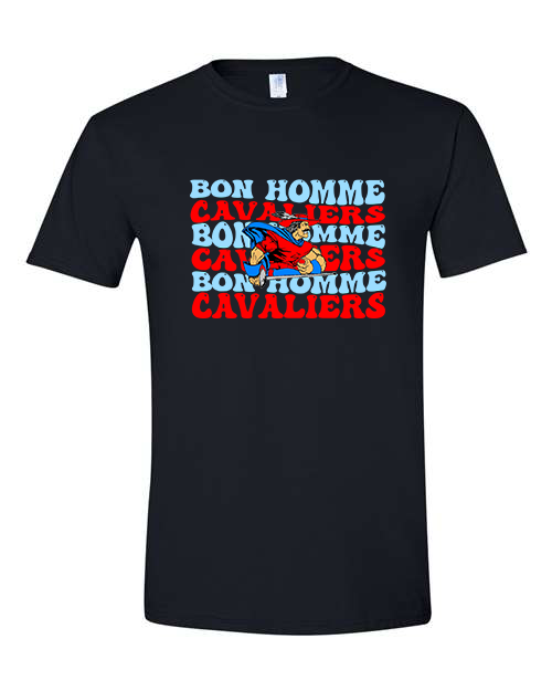 Adult Bon Homme Cavaliers Groovy Short Sleeve