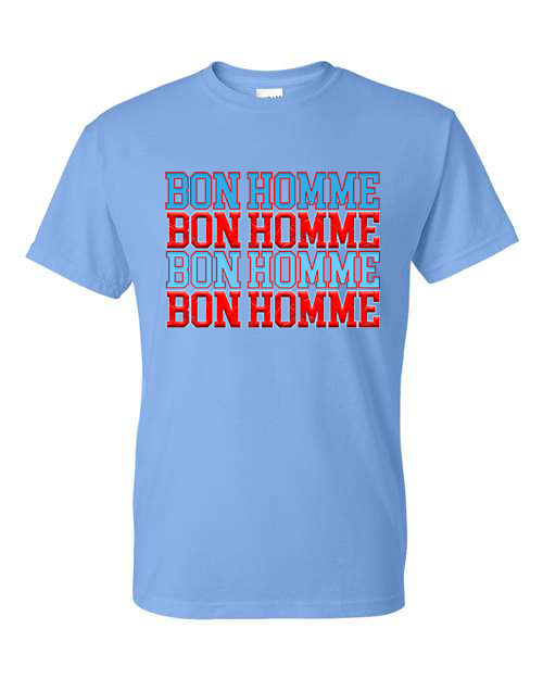 Adult Bon Homme Repeated Short Sleeve