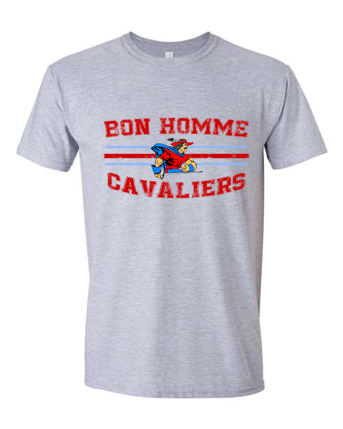 Adult Bon Homme Cavaliers Distressed Short Sleeve