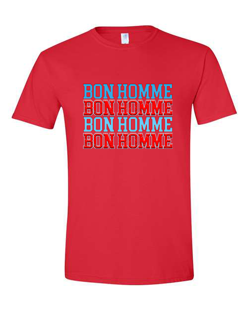 Adult Bon Homme Repeated Short Sleeve