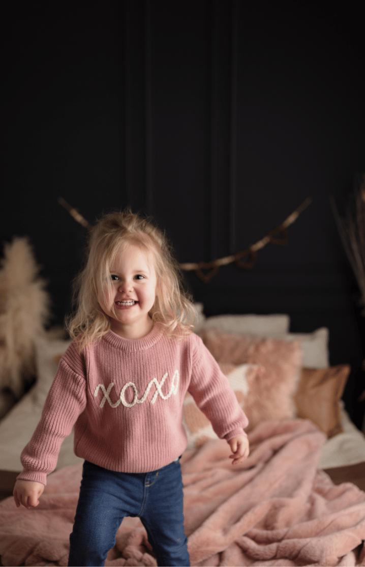 Valentine's Hand Embroidered Sweater