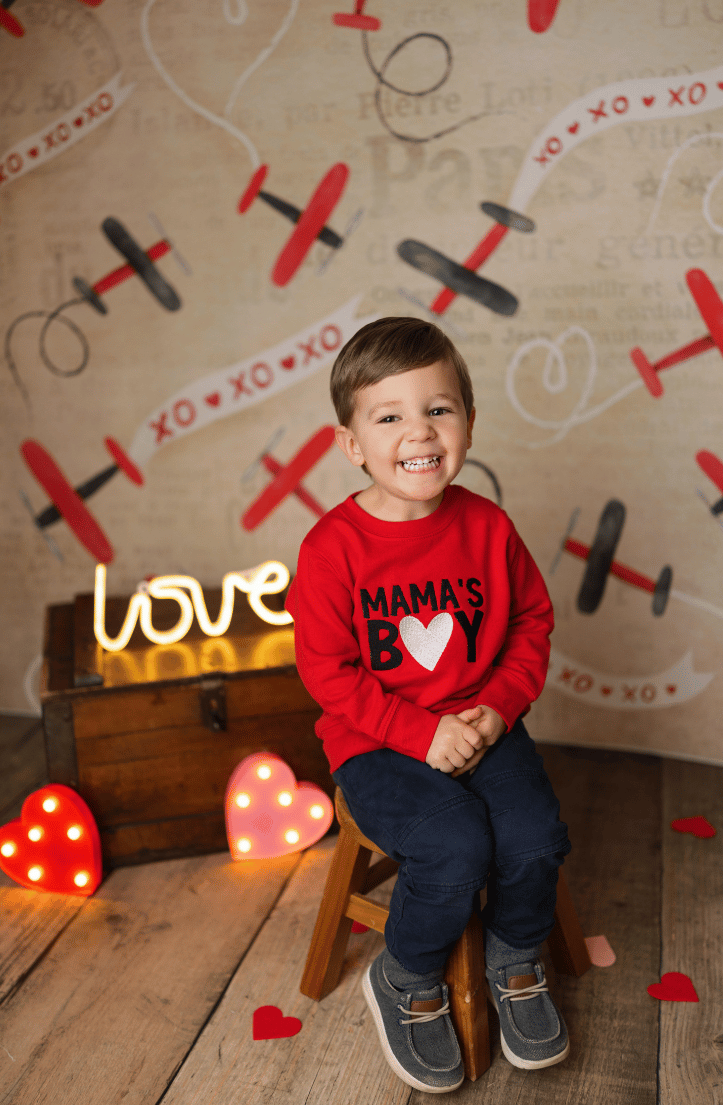 Mama's Boy Embroidered Crewneck