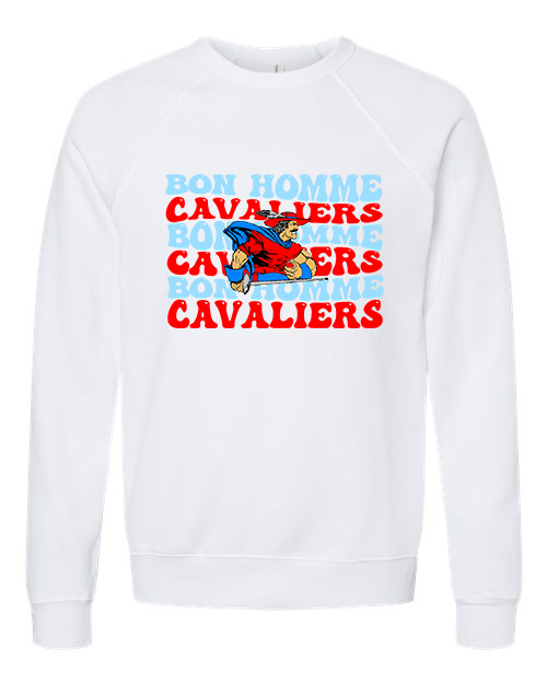Adult Bon Homme Cavaliers Groovy Crewneck
