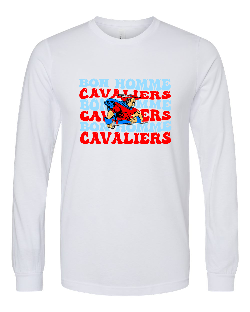 Adult Bon Homme Cavaliers Groovy Long Sleeve