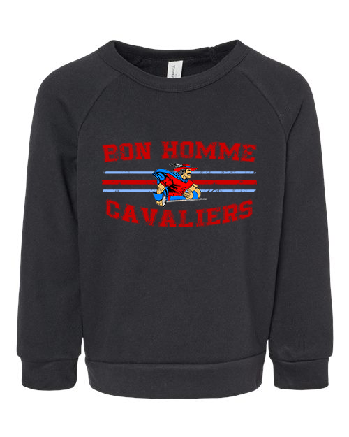 Toddler Bon Homme Cavaliers Distressed Crewneck