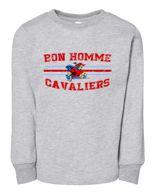 Toddler Bon Homme Cavaliers Distressed Long Sleeve