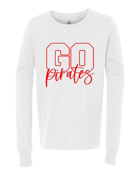 Go Pirates Youth Long Sleeve T-Shirt