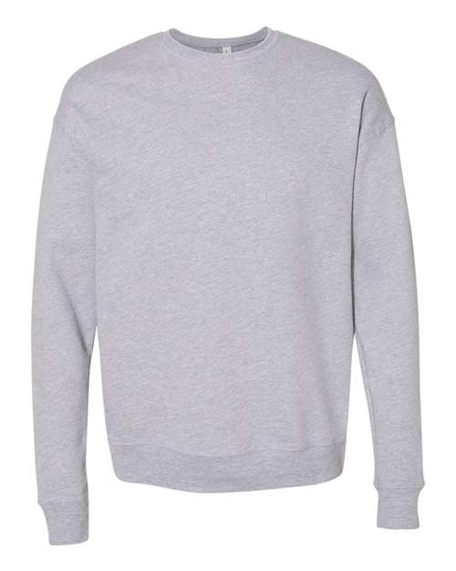 Adult Gray Unisex Fleece Crewneck