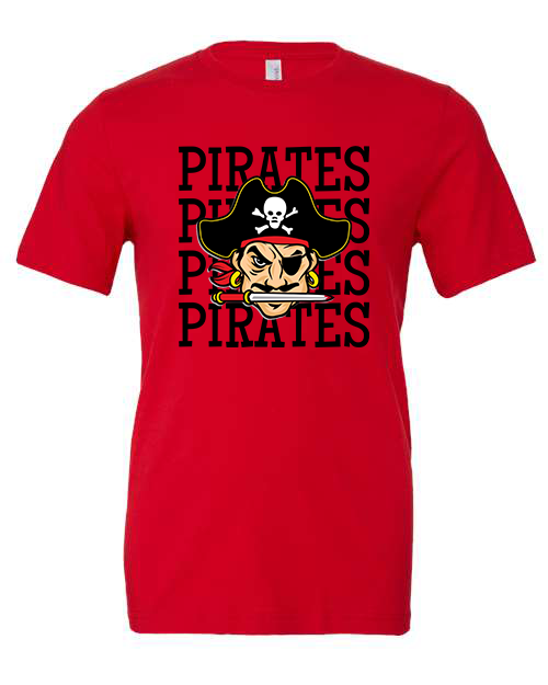 Pirates Unisex Adult Short Sleeve T-Shirt