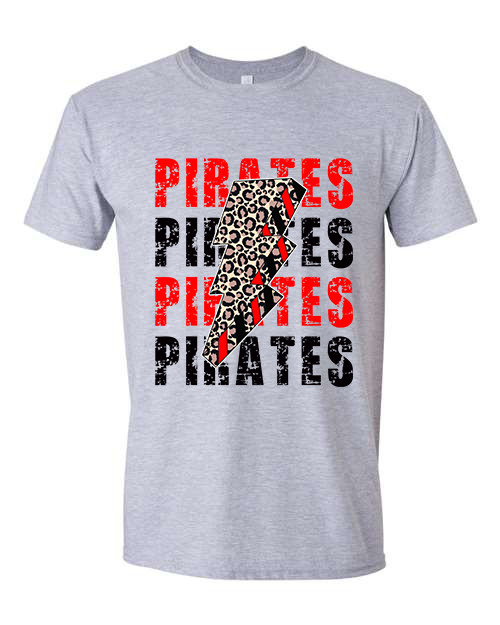 Adult Pirate Lightning Short Sleeve T-Shirt