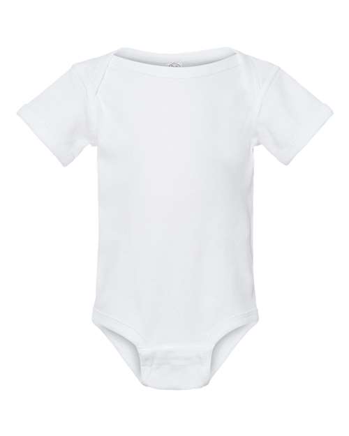 Infant White Short Sleeve Bodysuit
