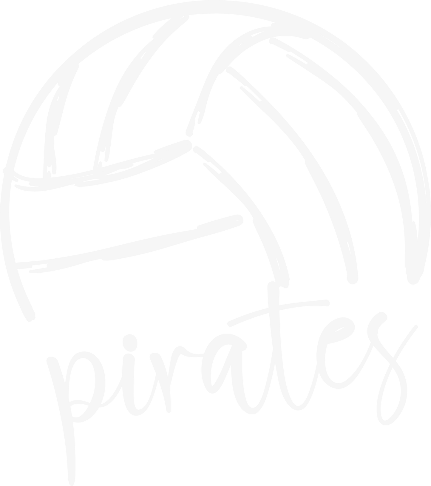 Pirates Half Volley Short Sleeve Infant Bodysuit