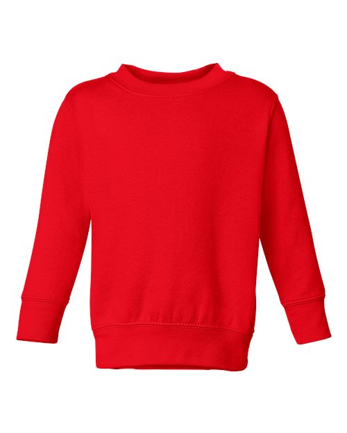Toddler Red Fleece Crewneck