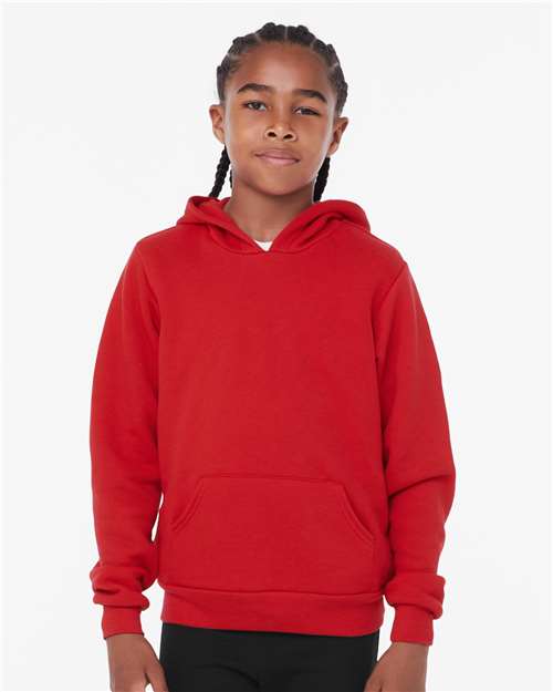 Youth Red Fleece Hoodie