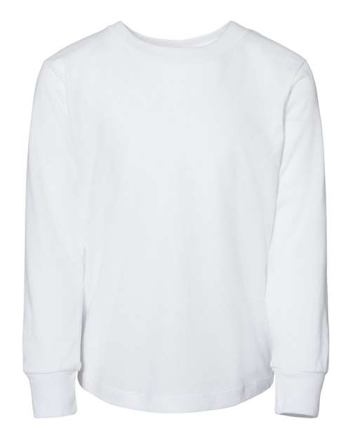 Toddler White Long Sleeve T-Shirt
