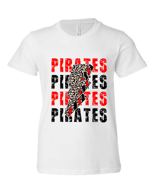 Youth Pirate Lightning Short Sleeve T-Shirt