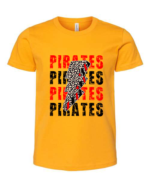 Youth Pirate Lightning Short Sleeve T-Shirt